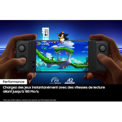 Samsung Carte mémoire microSDXC Sonic Pro Plus, Interface UHS-I, 256 Go, Vitesse de Lecture jusqu'à 180 Mo/s, Toujours Plus de V