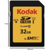 Kodak - Carte SD 32 Go UHS-I U1 V10 SDHC/XC - Carte Mémoire - Vitesse de Lecture 85MB/s Max - Vitesse d'Écriture 25MB/s Max - St