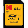Carte SD 64 Go UHS-I U1 V10 SDHC/XC - Vitesse de Lecture 85MB/s Max - Vitesse d'Écriture 25MB/s Max - Stockage de Vidéos Full HD