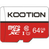KOOTION Carte SD 64 Go Micro SD Carte Mémoire UHS-I Vitesse jusqu'à 85 m/s,TF Micro SDXC, T-Flash Classe 10, U1 pour Drone/Dash 