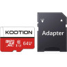 KOOTION Carte SD 64 Go Micro SD Carte Mémoire UHS-I Vitesse jusqu'à 85 m/s,TF Micro SDXC, T-Flash Classe 10, U1 pour Drone/Dash 