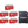Carte Micro SD 64 Go, KOOTION Micro SD 64 Go Lot de 5 U1 Carte SD Class 10 pour Drone/Dash Cam/Camera/Phone/Nintendo-Switch/PC/T