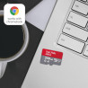 SanDisk Ultra 64 Go microSDXC UHS-I carte pour Chromebook avec adaptateur SD et jusqu'à 140 Mo/s en vitesse de transfert, A1 App