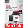 SanDisk Ultra 512 Go microSDXC UHS-I carte pour Chromebook avec adaptateur SD et jusqu'à 150 Mo/s en vitesse de transfert, A1 Ap