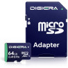Carte mémoire microSDXC UHS-I CT100 64 Go avec Adaptateur – Jusqu’à 100 Mo/s, C10, U1, V10, Full HD, A1, pour Smartphones, table