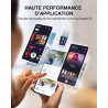 Carte mémoire microSDXC UHS-I CT100 256 Go avec Adaptateur – Jusqu’à 100 Mo/s, C10, U3, V30, Full HD, A2, pour Smartphones, tabl