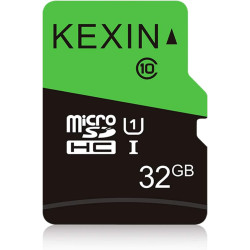 KEXIN Carte Micro SD 32Go, Carte Mémoire MicroSDHC 32 Go U1 UHS-I C10, Carte TF pour Utilisation dans Caméra d'action, Smartphon
