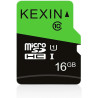 KEXIN Carte Micro SD 16 Go microSDHC UHS-I Classe 10 A1 U1 Mini SD Carte mémoire pour Smartphone, Tablette, Appareil Photo