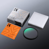 K&F CONCEPT Filtre UV 40.5mm Filtre de Protection et Chiffons de Nettoyage en Microfibre Multi-Couches avec Revêtement pour Obje