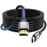 4k HDMI câble 5m, haute vitesse HDMI 2.0, 18Gbps, Ultra HD, Ethernet Audio retour, vidéo 4K, 1080p, 3D, Arc, HDR Compatible avec