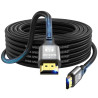 Câble HDMI 2.0 Haute Vitesse 12m - 4K@60Hz 18Gbps, Ultra HD, Ethernet, Audio Retour, Vidéo 1080p, 3D, Arc, HDR - Compatible Xbox