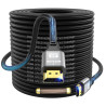 Câble HDMI 2.0 Haute Vitesse 30m - 4K@60Hz 18Gbps, Ultra HD, Ethernet, Audio Retour, HDR - Compatible Xbox, PS5/PS4, HDTV, Ordin