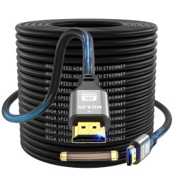 câble HDMI 100ft, 4K@60Hz, 18Gbps haute vitesse HDMI 2.0 cordon, Ultra HD,Ethernet retour Audio, vidéo 4K,1080p,3D,Arc, HDR Comp