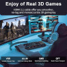 8K câble HDMI 0.5m, câble HDMI haute vitesse 48Gbps 8K@60Hz 4K@120Hz, HDCP 2.2 & 2.3, DTS:X, HDR 10 Compatible avec Roku TV/eARC