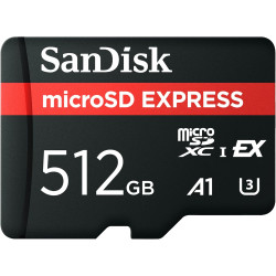 SANDISK Express Carte microSD 512 Go, Fonctionne avec la Console Nintendo Switch 2 (Jusqu’à 880 Mo/s en Lecture, Jusqu’à 650 Mo/