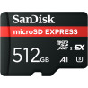 SANDISK Express Carte microSD 512 Go, Fonctionne avec la Console Nintendo Switch 2 (Jusqu’à 880 Mo/s en Lecture, Jusqu’à 650 Mo/
