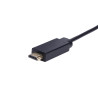 Amazon Basics Câble HDMI (source) vers (affichage) VGA - NON bidirectionnel - plaqué or, 6 feet, noir
