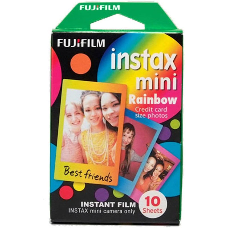 Fujifilm instax Mini Rainbow Film 10 Poses
