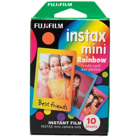 Fujifilm instax Mini Rainbow Film 10 Poses
