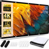 Osoeri Écran de Projection Portable Pliable Extérieur 120 Pouces, 16: 9 HD, Double Face Anti-Plis Projection pour Vidéoprojecteu