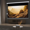 Fabulcozy Écran de Projection motorisé écran projecteur électrique Formats 16:9 100 Pouces 253L x 168H cm Fixation Mur ou Plafon