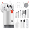 K&F CONCEPT Kit Nettoyage Clavier 20 en 1 Kit Nettoyage PC，Accessoires de Nettoyage pour AirPods, Caméra, Ordinateur, Téléphone