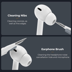 K&F CONCEPT Kit Nettoyage Clavier 20 en 1 Kit Nettoyage PC，Accessoires de Nettoyage pour AirPods, Caméra, Ordinateur, Téléphone