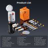 K&F CONCEPT Kit Nettoyage Clavier 20 en 1 Kit Nettoyage PC，Accessoires de Nettoyage pour AirPods, Caméra, Ordinateur, Téléphone