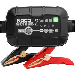 NOCO GENIUS2: Chargeur de Batterie Intelligent 2A 6V/12V – Maintien Automatique, Charge Lente & Désulfateur – Protection Surchar