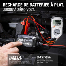 NOCO GENIUS2: Chargeur de Batterie Intelligent 2A 6V/12V – Maintien Automatique, Charge Lente & Désulfateur – Protection Surchar