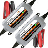 MOTOPOWER MP00205B 12V 1000mA Chargeur/Mainteneur de Batterie entièrement Automatique (Lot de 2)