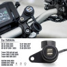 12V Motorcycle Adaptateur Chargeur Double USB pour Yamaha Tracer MT-07 MT-09 SP FZ-09 FZ-07 Tracer XSR 700 900 Accessoires Moto