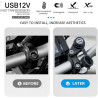 12V Motorcycle Adaptateur Chargeur Double USB pour Yamaha Tracer MT-07 MT-09 SP FZ-09 FZ-07 Tracer XSR 700 900 Accessoires Moto