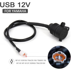 12V Motorcycle Adaptateur Chargeur Double USB pour Yamaha Tracer MT-07 MT-09 SP FZ-09 FZ-07 Tracer XSR 700 900 Accessoires Moto