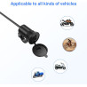 Chargeur USB de moto avec interrupteur, 12 V 1,5 A USB 30 W PD sortie PD chargeur étanche pour véhicule marin, camping-car, bate