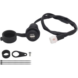 Chargeur USB pour Yamaha Mt-07/Mt-09/Mt-09 Sp, Fz-07/Fz-09, Xsr700/Xsr900, Ter 700/900/900 Gt, Accessoire de voiture, Noir