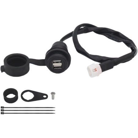 Chargeur USB pour Yamaha Mt-07/Mt-09/Mt-09 Sp, Fz-07/Fz-09, Xsr700/Xsr900, Ter 700/900/900 Gt, Accessoire de voiture, Noir