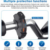 Prise USB pour 22-25mm Guidon, Chargeur de Voiture QC3.0 et PD/Type-c Étanche pour Moto IP66 pour SUV, Marin et Bateau 12V