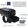 Chargeur de Voiture, Prise USB QC 3.0 et Voltmètre LED 6-30V, Adaptateur USB Étanche pour Moto IP65 avec Interrupteur Marche-Arr