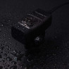 Chargeur de Voiture, Prise USB QC 3.0 et Voltmètre LED 6-30V, Adaptateur USB Étanche pour Moto IP65 avec Interrupteur Marche-Arr