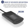 Prise USB Moto Etanche Charge Rapide Interrupteur, Très Mince Prise de Chargeur de Voiture USB/18W QK3.0 et PD/30W Type-c, Charg