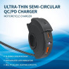 Chargeur USB Moto pour Aprilia Tuareg 660, Double Port Type-C PD 30W QC3.0 Charge Rapide Adaptateur SAE vers USB avec Protection