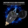 Moto DIN Prise Le Chargeur éTanche à QC3.0 Chargeur USB et Type C 30W Prise D'Adaptateur d'alimentation