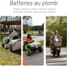 ANSMANN ALCS 2 - 12A Chargeur pour batteries au plomb (1 pce) – Station de recharge pour batteries de voiture, moto, bateau, ton