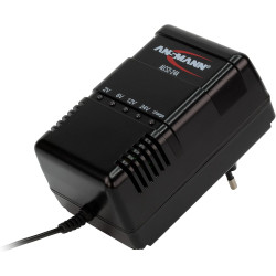 Chargeur automatique pour batteries au plomb ANSMANN ALCS 2-24A de 2V, 6V, 12V & 24V / vendu avec pinces crocodile / Testeur de 