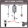 OptiMate 1-Duo-Chargeur automatique de batterie de moto au lithium et plomb-acide, 12 V