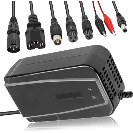 Chargeur de Batterie Plomb 36V 3A pour GT GT750 IZIP I600 e-Bike Kart (ne Convient Pas aux Batteries Lithium-ION)