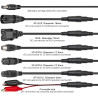 Chargeur de Batterie Plomb 36V 3A pour GT GT750 IZIP I600 e-Bike Kart (ne Convient Pas aux Batteries Lithium-ION)