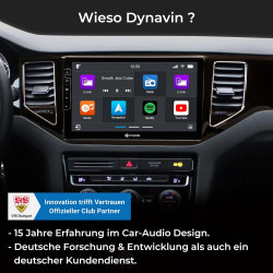 DYNAVIN Android Autoradio GPS pour Golf 7 Sportsvan 2012-2020: 10,1 Pouces OEM Radio avec Wireless CarPlay et Android Auto | Hea