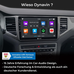 DYNAVIN Android Autoradio GPS pour Golf 7 Sportsvan: 10,1 Pouces OEM Radio avec Wireless CarPlay et Android Auto | Head-up Displ